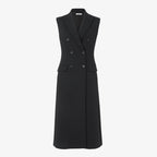 Black cady dress