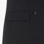 Black cady dress