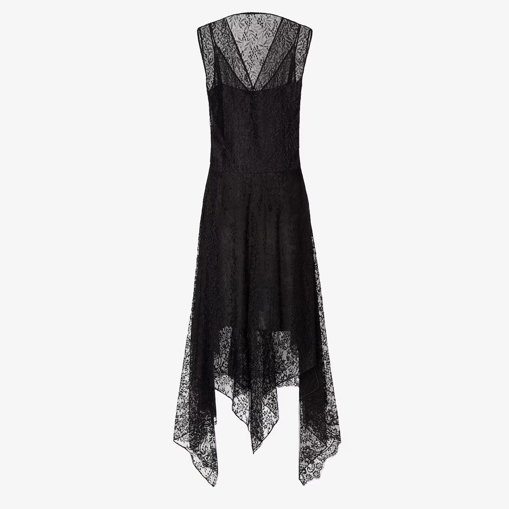 Black Flowers and Bacche lace dress