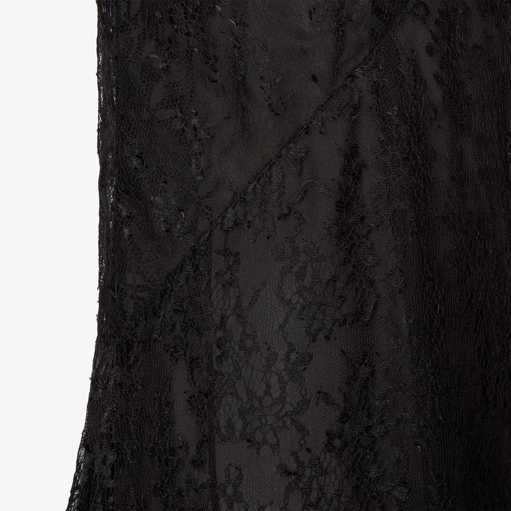 Black Flowers and Bacche lace dress