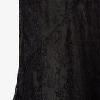Black Flowers and Bacche lace dress