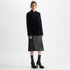 Black silk georgette dress