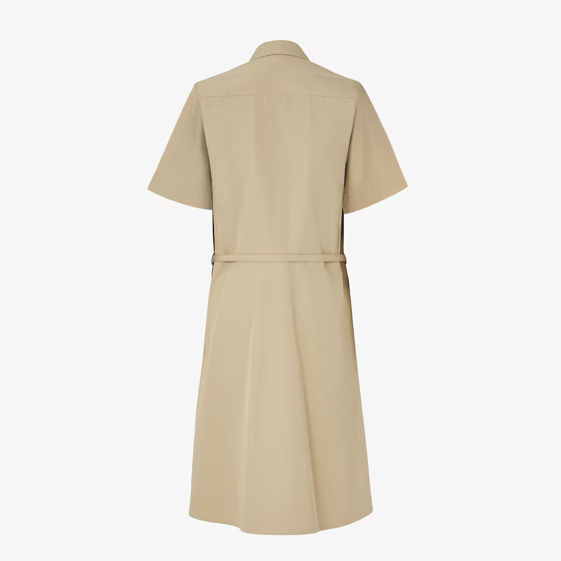 Beige cotton dress