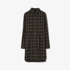 Check Cotton Shirt Dress
