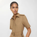Cotton Poplin Shirt Dress
