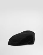 Velvet flat cap