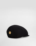 Wool crepe cap with DG coin