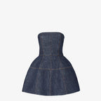 Dark blue FF denim dress
