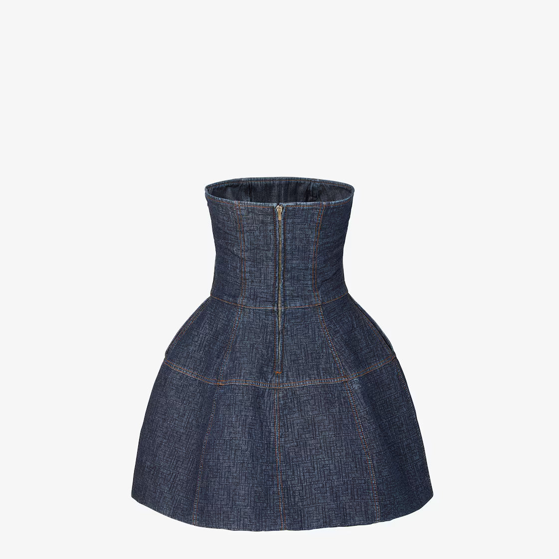 Dark blue FF denim dress