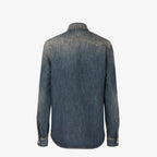 Blue washed denim shirt RUNWAY DELUXE