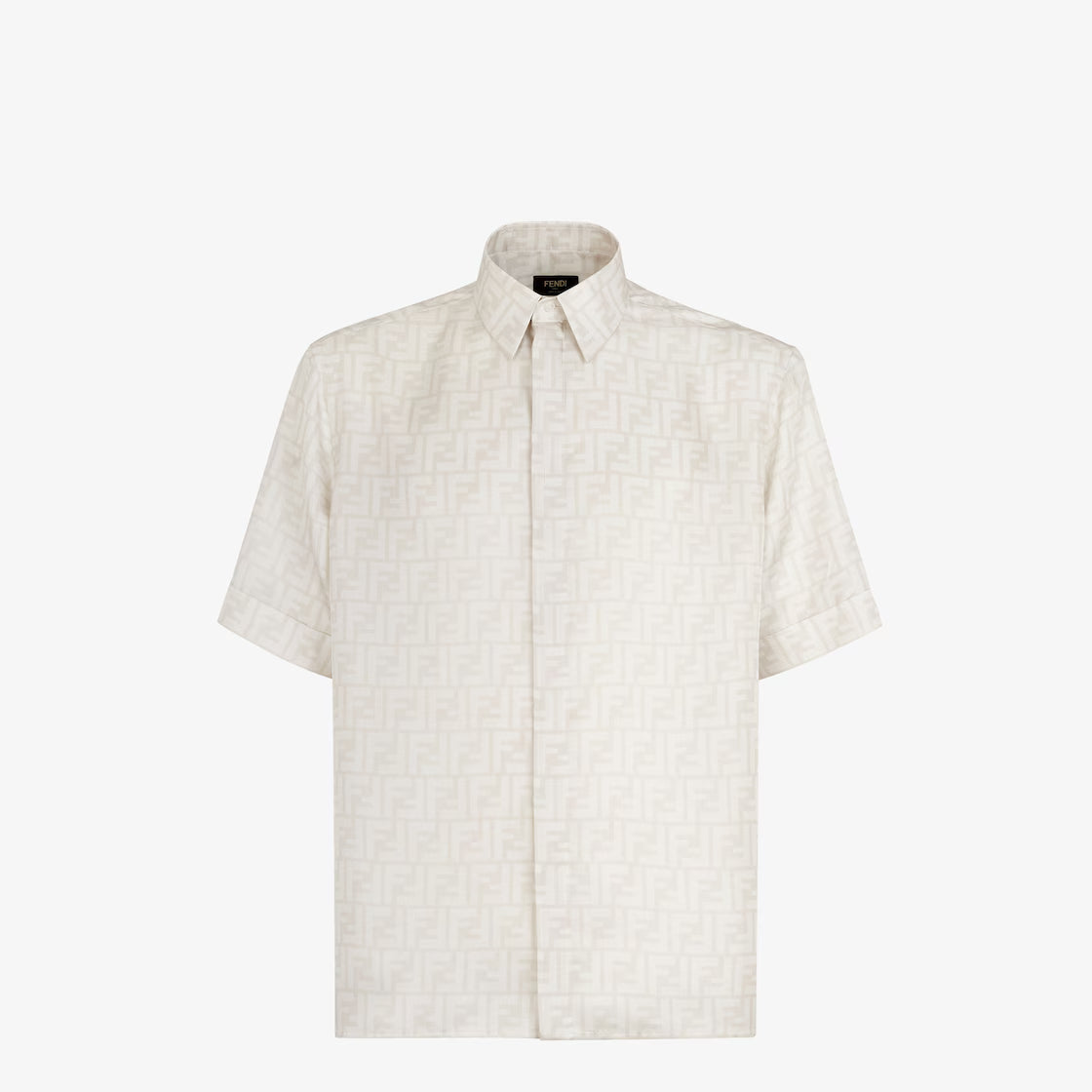 Shirt White FF silk shirt RUNWAY DELUXE