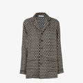 Black printed silk shirt RUNWAY DELUXE