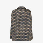 Black printed silk shirt RUNWAY DELUXE