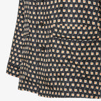 Black printed silk shirt RUNWAY DELUXE