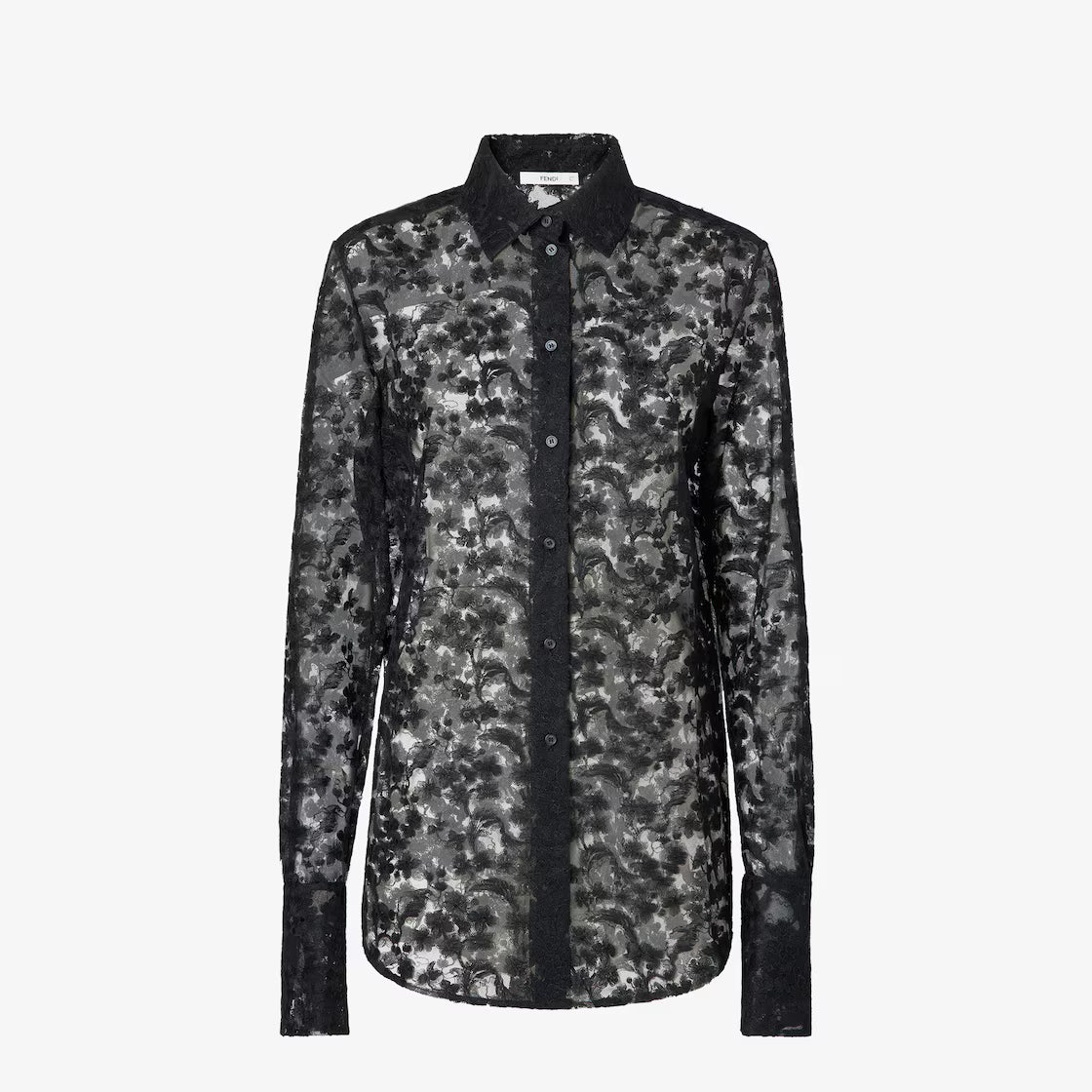 Ivory Peonia lace shirt RUNWAY DELUXE