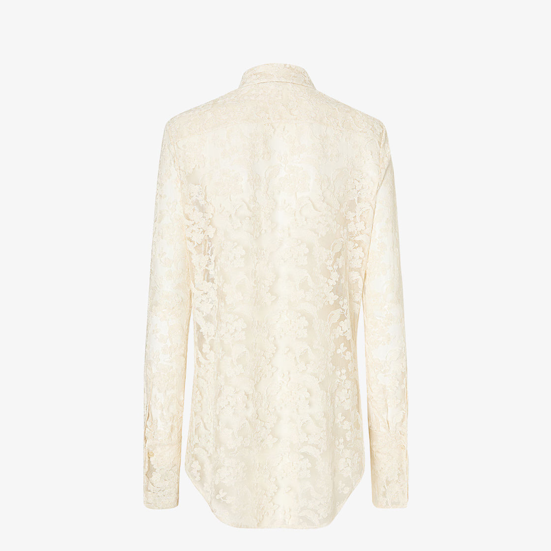 Ivory Peonia lace shirt RUNWAY DELUXE