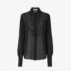Black georgette shirt RUNWAY DELUXE