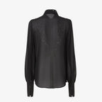 Black georgette shirt RUNWAY DELUXE