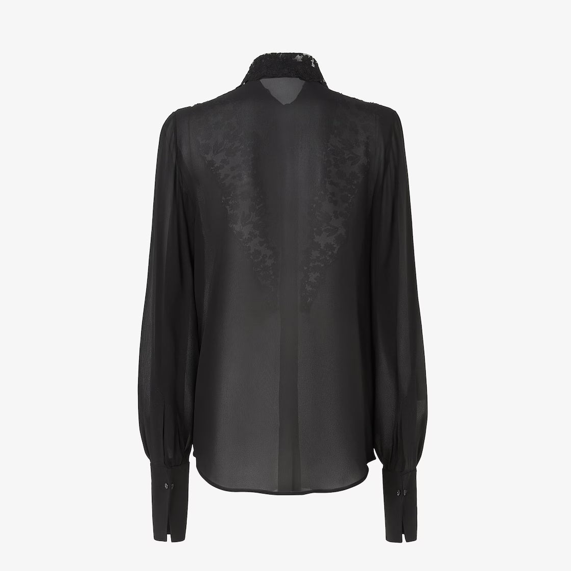 Black georgette shirt RUNWAY DELUXE