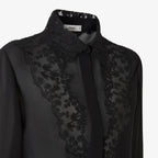 Black georgette shirt RUNWAY DELUXE