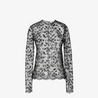 Black Cuneo lace top RUNWAY DELUXE