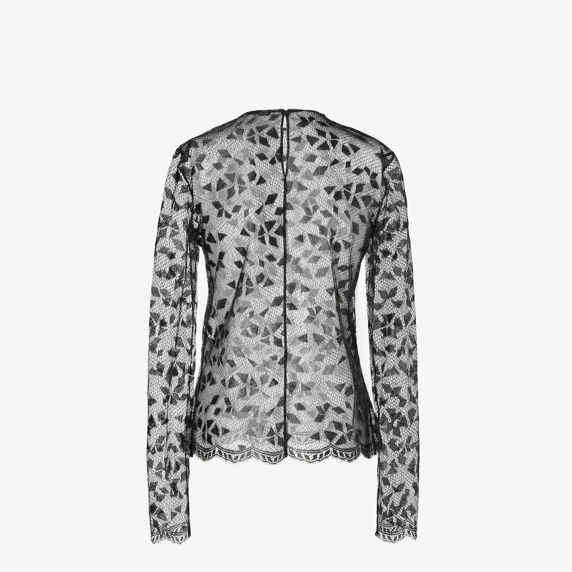 Black Cuneo lace top RUNWAY DELUXE