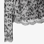 Black Cuneo lace top RUNWAY DELUXE