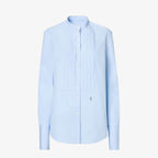 Light blue poplin shirt RUNWAY DELUXE