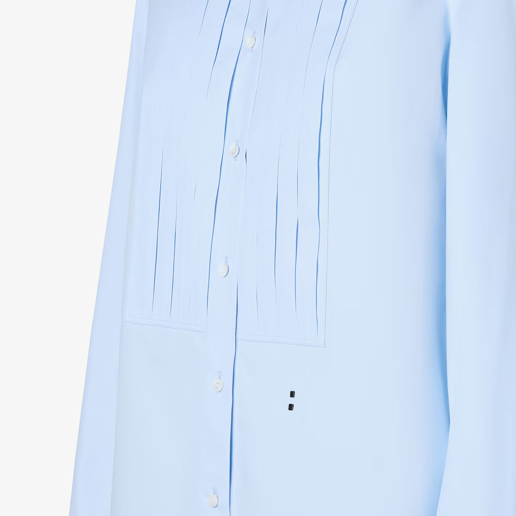 Light blue poplin shirt RUNWAY DELUXE
