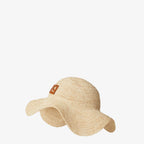 Natural raffia hat