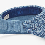 Blue FF denim visor