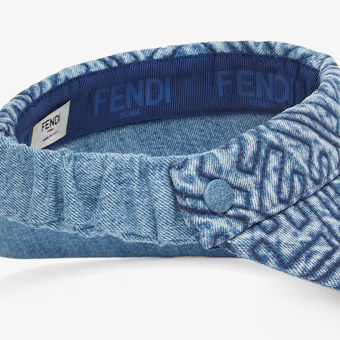 Blue FF denim visor