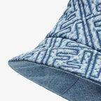 Blue FF denim bucket hat