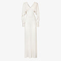 Ivory silk yarn dress