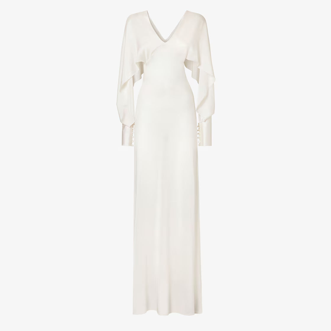 Ivory silk yarn dress