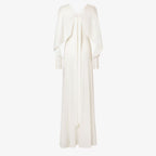 Ivory silk yarn dress