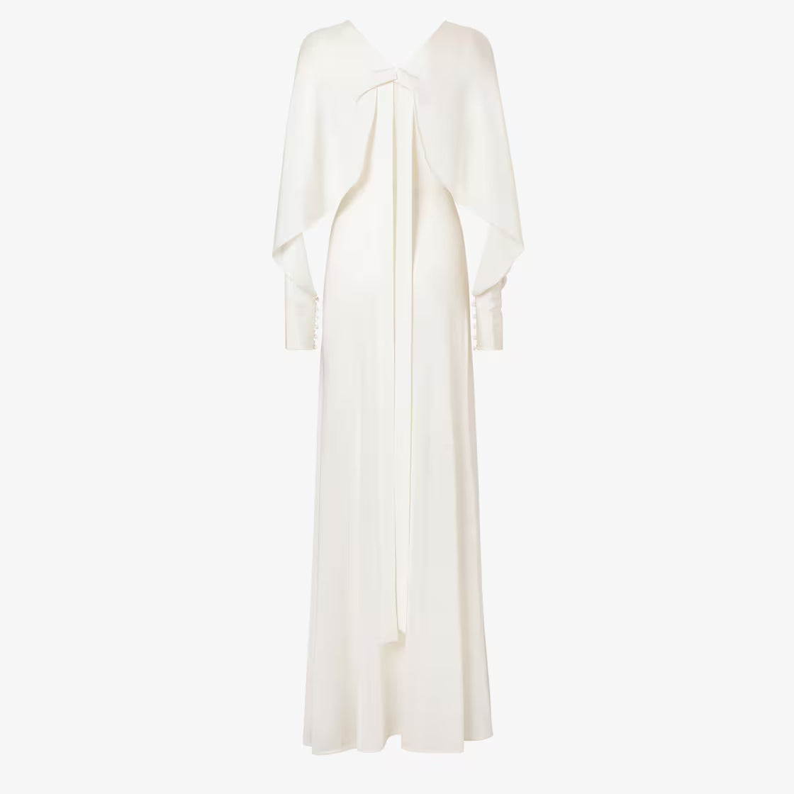 Ivory silk yarn dress