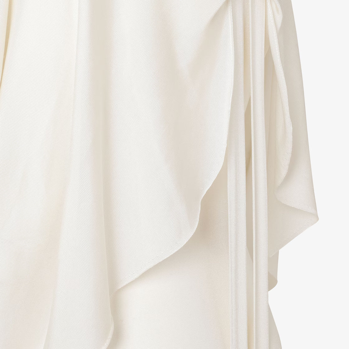 Ivory silk dress