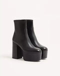 Fawcette Platform Ankle Boot In Stretch Nappa 120Mm