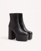 Fawcette Platform Ankle Boot In Stretch Nappa 120Mm