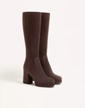 Fawcette Platform Boot In Crust Leather 90Mm