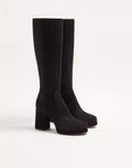 Fawcette Platform Boot In Crust Leather 90Mm