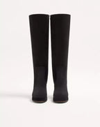 Fawcette Platform Boot In Crust Leather 90Mm