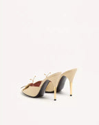 Flutterby Kidskin Slide Sandal with Butterfly Detail 105mm