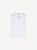 Embroidered Balmain Paris tank top RUNWAY DELUXE