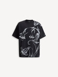 Printed Balmain Flower T-shirt RUNWAY DELUXE