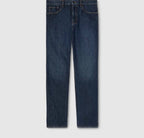 Slim fit cotton denim pant