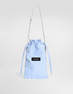 Essenza bag in striped poplin