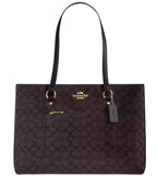 Dark Brown Station Large Tote