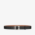 Black leather belt